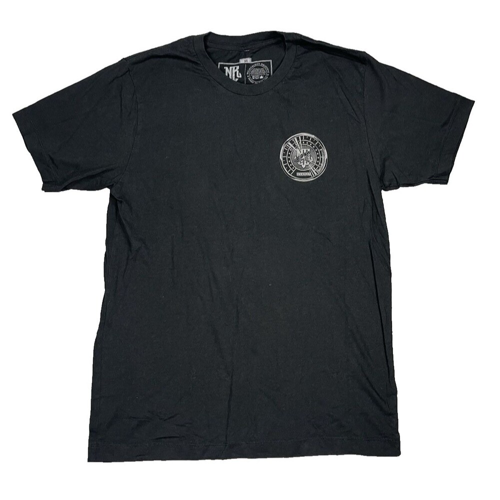 Nightrider Originals Motorcycle Skeleton Graphic T Shirt Mens M Black Cotton